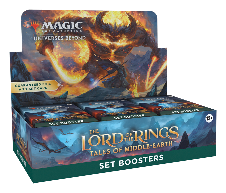 Caja de cartas magic the gathering set boosters lord of the rings tales