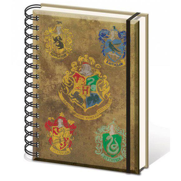 Cuaderno A5 Hogwarts Harry Potter Frikytopia