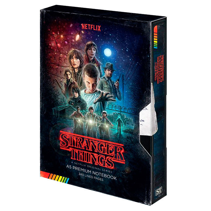 Cuaderno A5 premium VHS Stranger Things Frikytopia