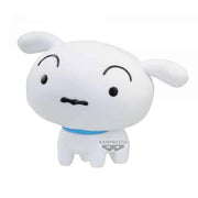 Figura banpresto crayon shinchan fluffy puffy shiro nevado ver a 8cm