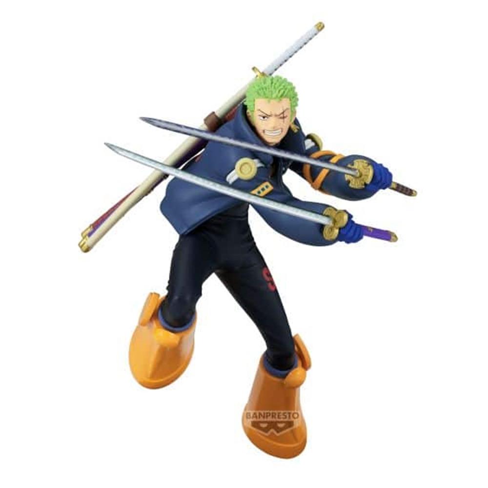 Figura banpresto one piece battle record collection roronoa zoro 16cm Frikytopia