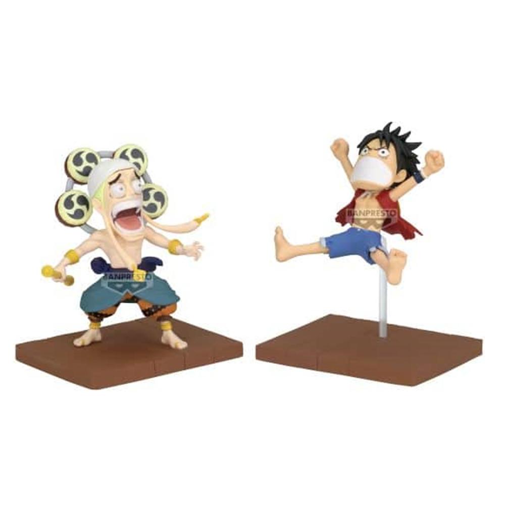 Figura banpresto one piece world collectable figure log stories luffy