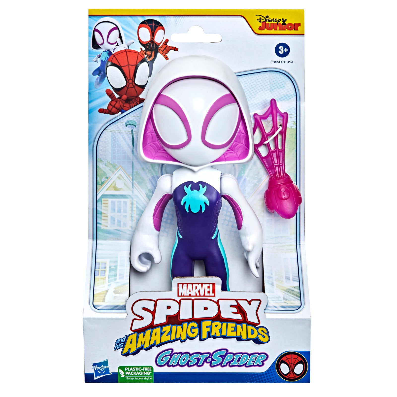 Figura Ghost Spider Spidey Amazing Friends Marvel 22 5cm Frikytopia