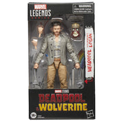 Figura Headpool with Marvels Logan Deadpool and Wolverine Marvel Legends
