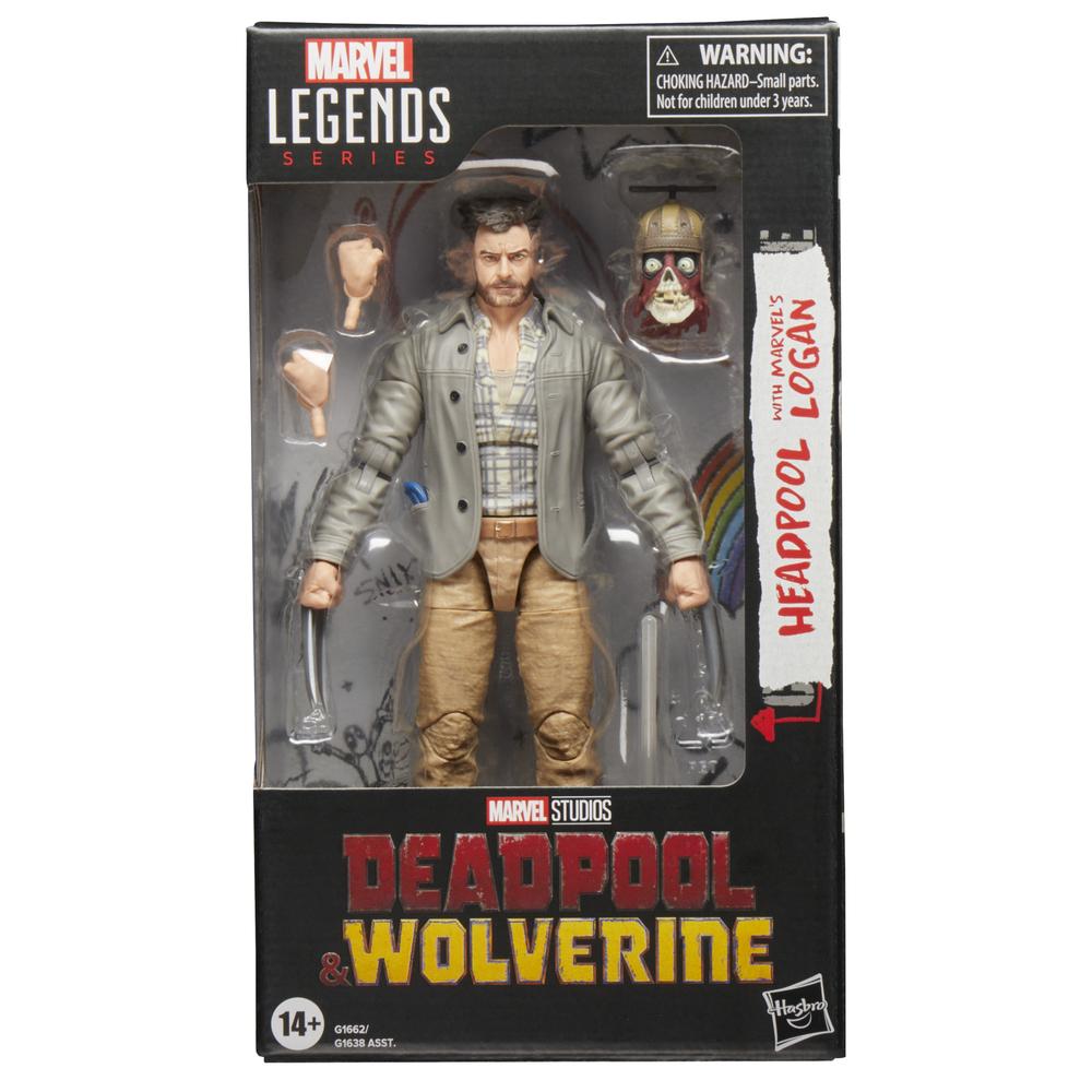 Figura Headpool with Marvels Logan Deadpool and Wolverine Marvel Legends Frikytopia
