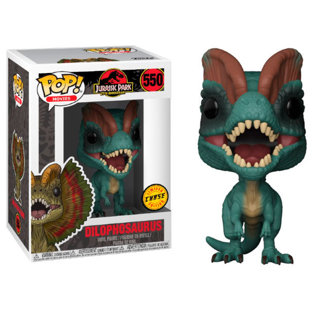 Figura POP Jurassic Park Dilophosaurus Chase Frikytopia