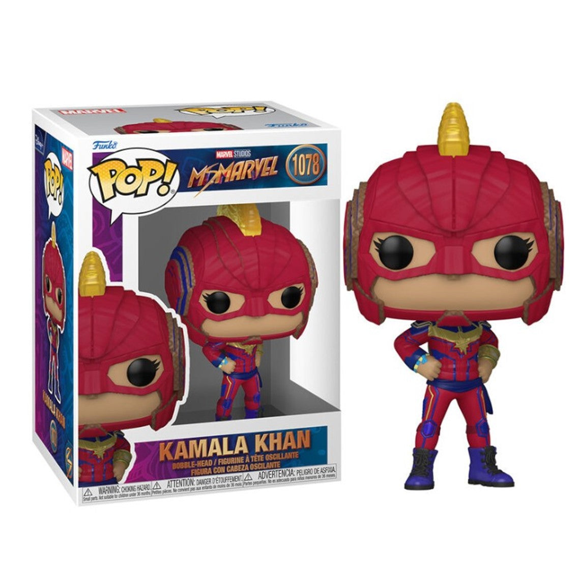 Funko POP Marvel Ms Marvel Kamala Khan Frikytopia