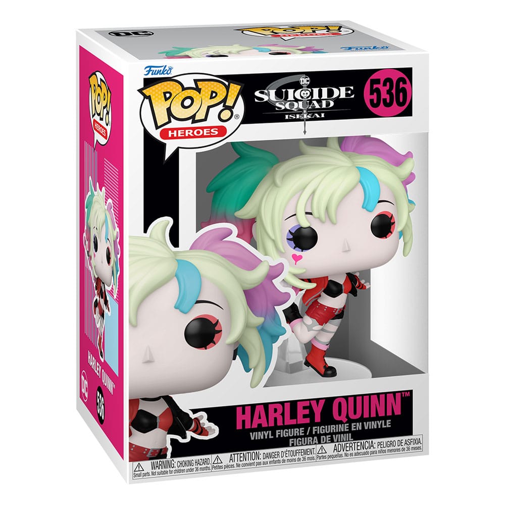 Suicide Squad Isekai POP Animation Vinyl Figura POP3 Harley Quinn 9cm Frikytopia