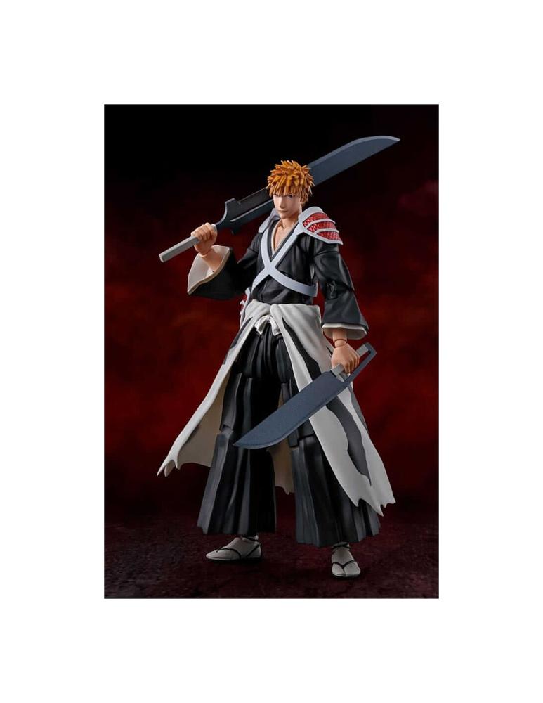 Ichigo Kurosaki Dual Zangetsu Ver Figura 15.5cm Bleach SH Figuarts