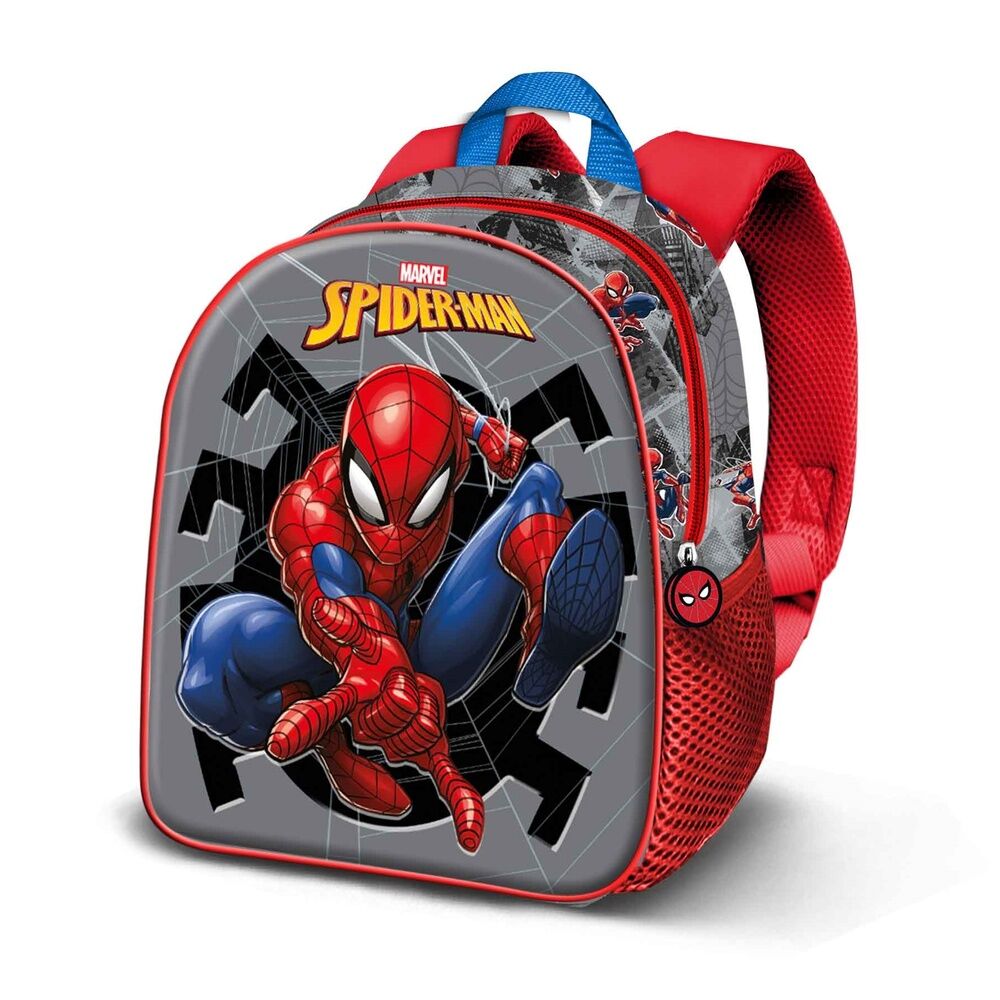 Mochila 3D Symbol Spiderman Marvel 31cm Frikytopia