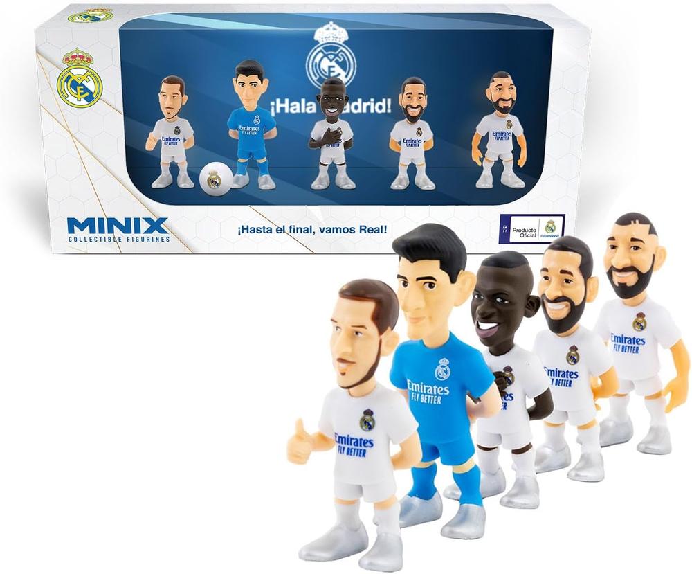 Pack 5 Figuras Minix Real Madrid 7cm