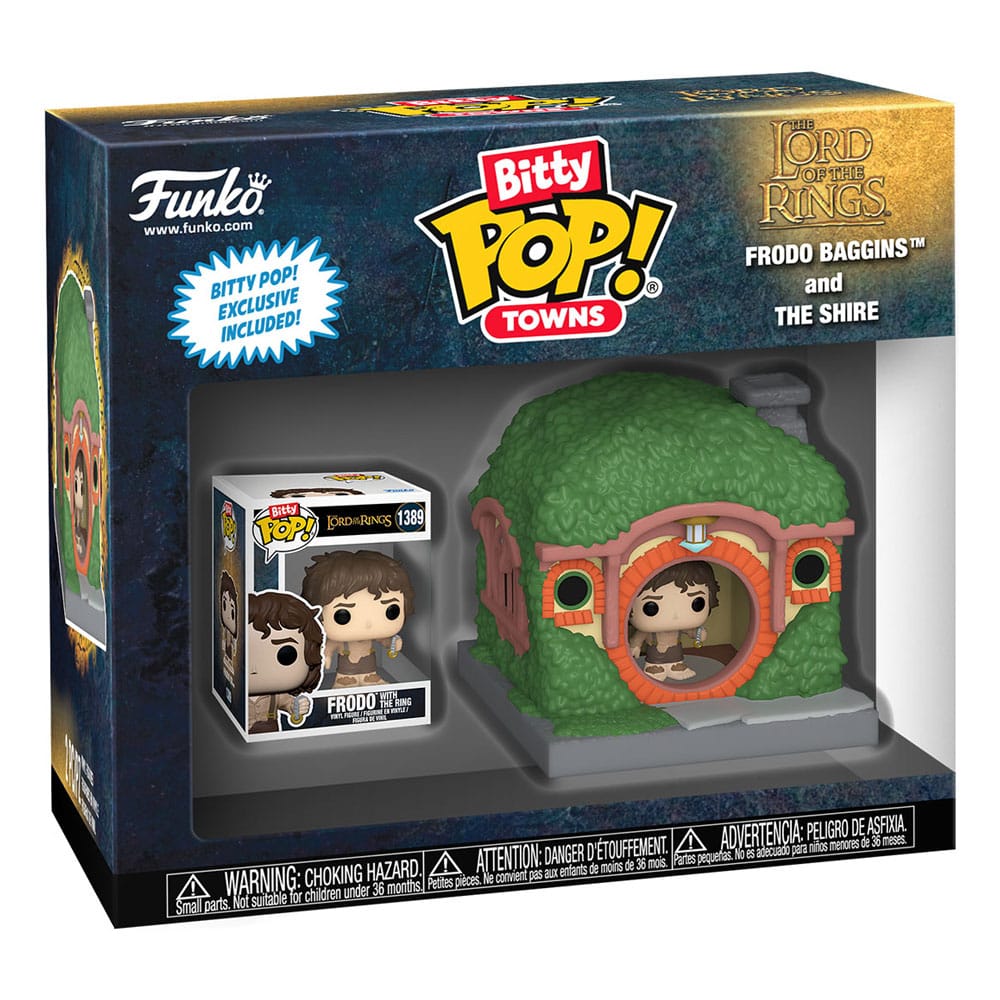 El Señor de los Anillos Bitty POP Town Vinyl Frodo at Shire 9cm