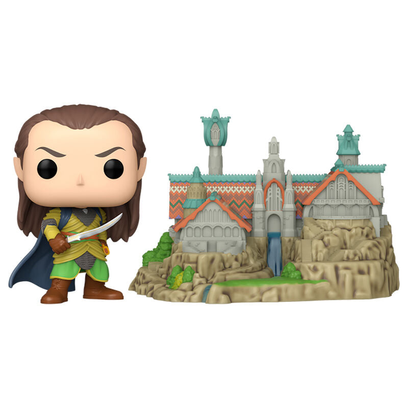 Figura POP Town El Señor de los Anillos Lord Elrond with Rivendell Frikytopia