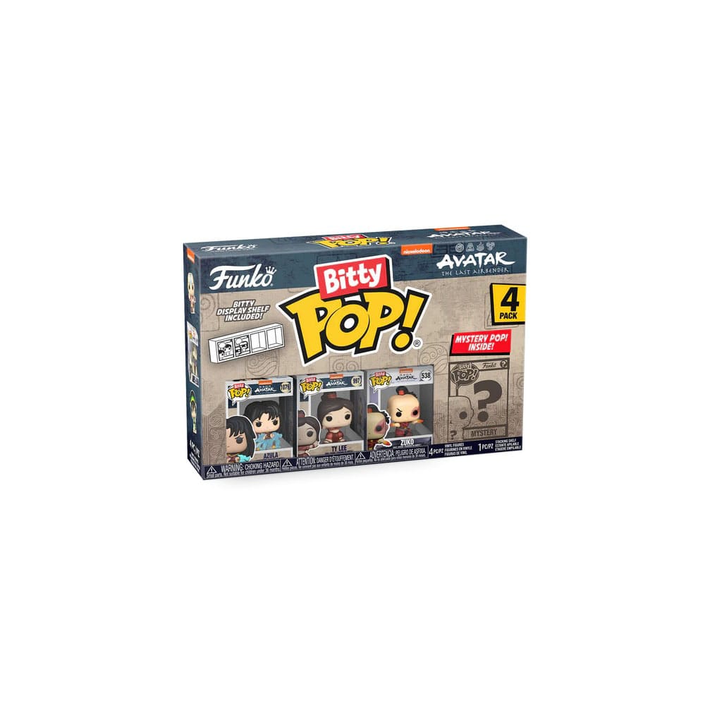 Blister 4 figuras Bitty POP Avatar The Last Airbender Azula