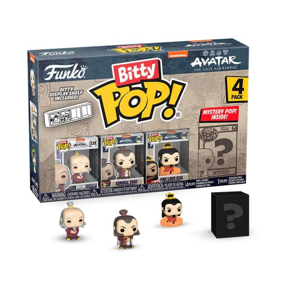 Blister 4 figuras Bitty POP Avatar The Last Airbender Iroh