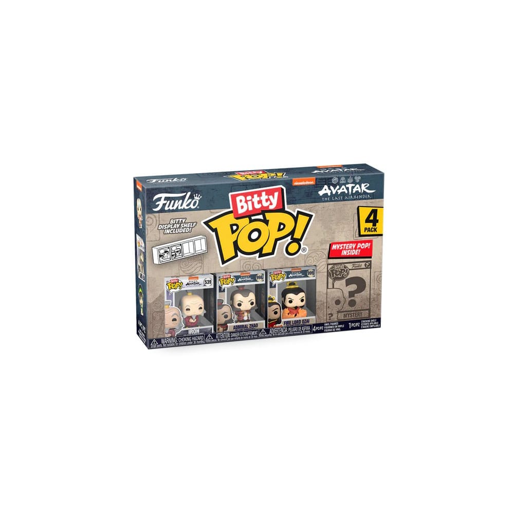 Blister 4 figuras Bitty POP Avatar The Last Airbender Iroh