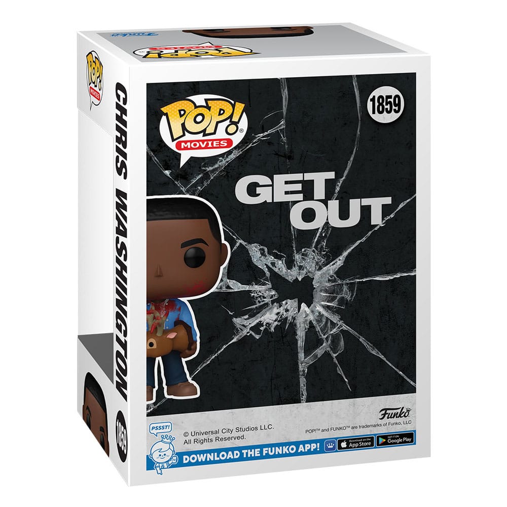 Jordan Peele Figura POP Movies Vinyl Get Out Chris Washington w Deer 9cm