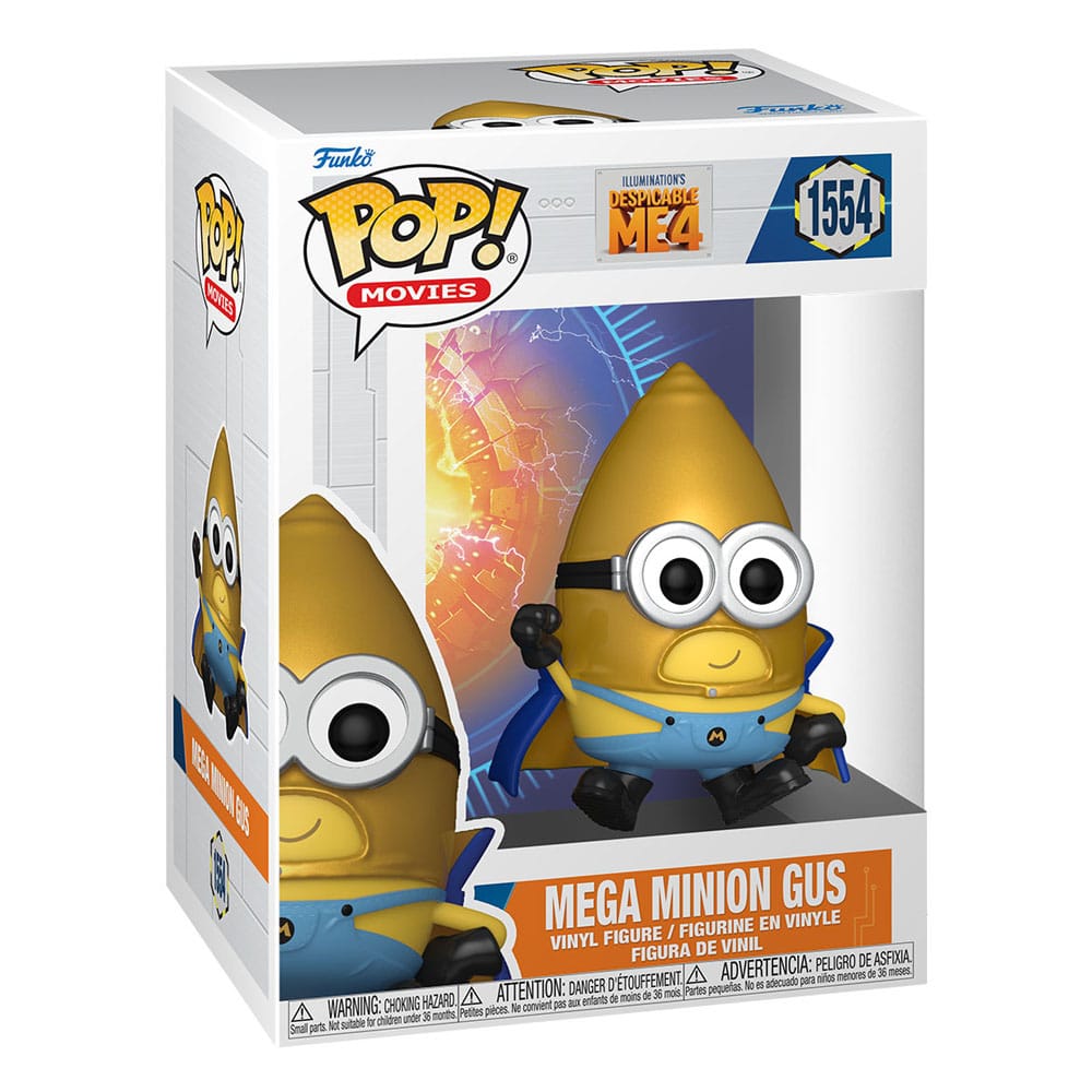 Mi villano favorito 4 POP Movies Vinyl Figura Super Gus 9cm