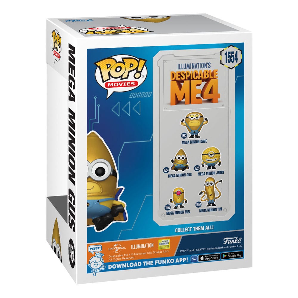 Mi villano favorito 4 POP Movies Vinyl Figura Super Gus 9cm
