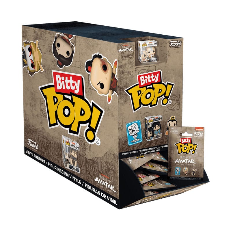 Avatar la leyenda de Aang Display de 32 Figuras Bitty POP Vinyl PDQ 2,5cm Frikytopia