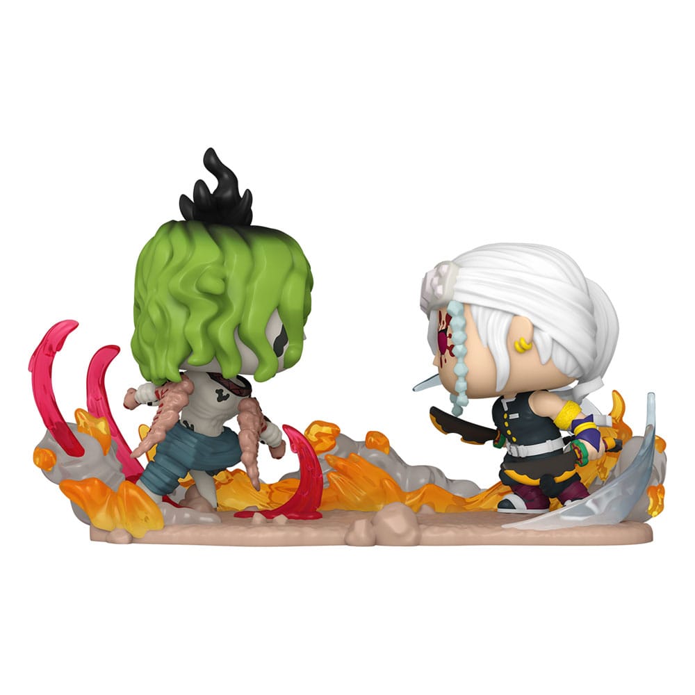 Figura POP Moment Demon Slayer Kimetsu no Yaiba Tengen VS Gyutaro Frikytopia