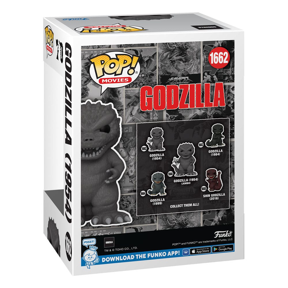 Godzilla 70th Anniversary POP Movies Vinyl Figura Godzilla 1954 9cm