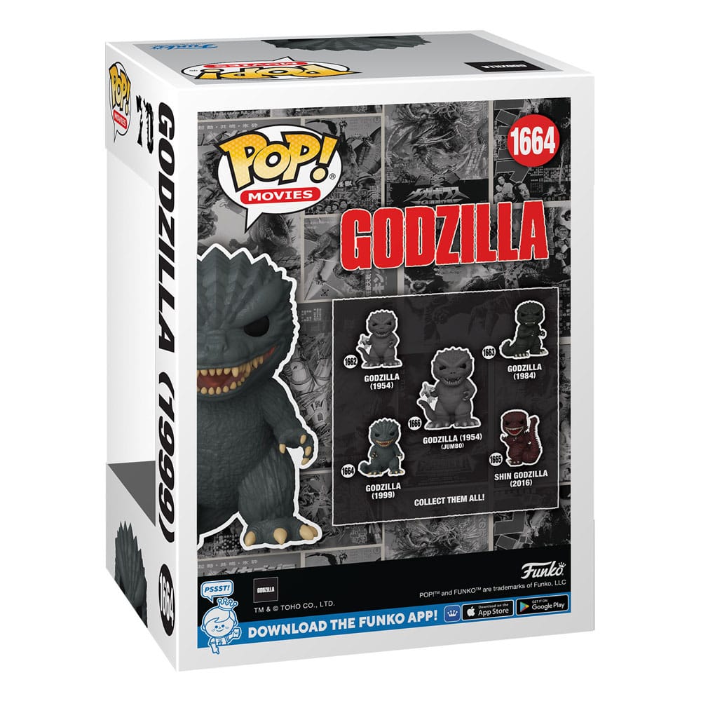 Godzilla 70th Anniversary POP Movies Vinyl Figura Godzilla 1999 9cm