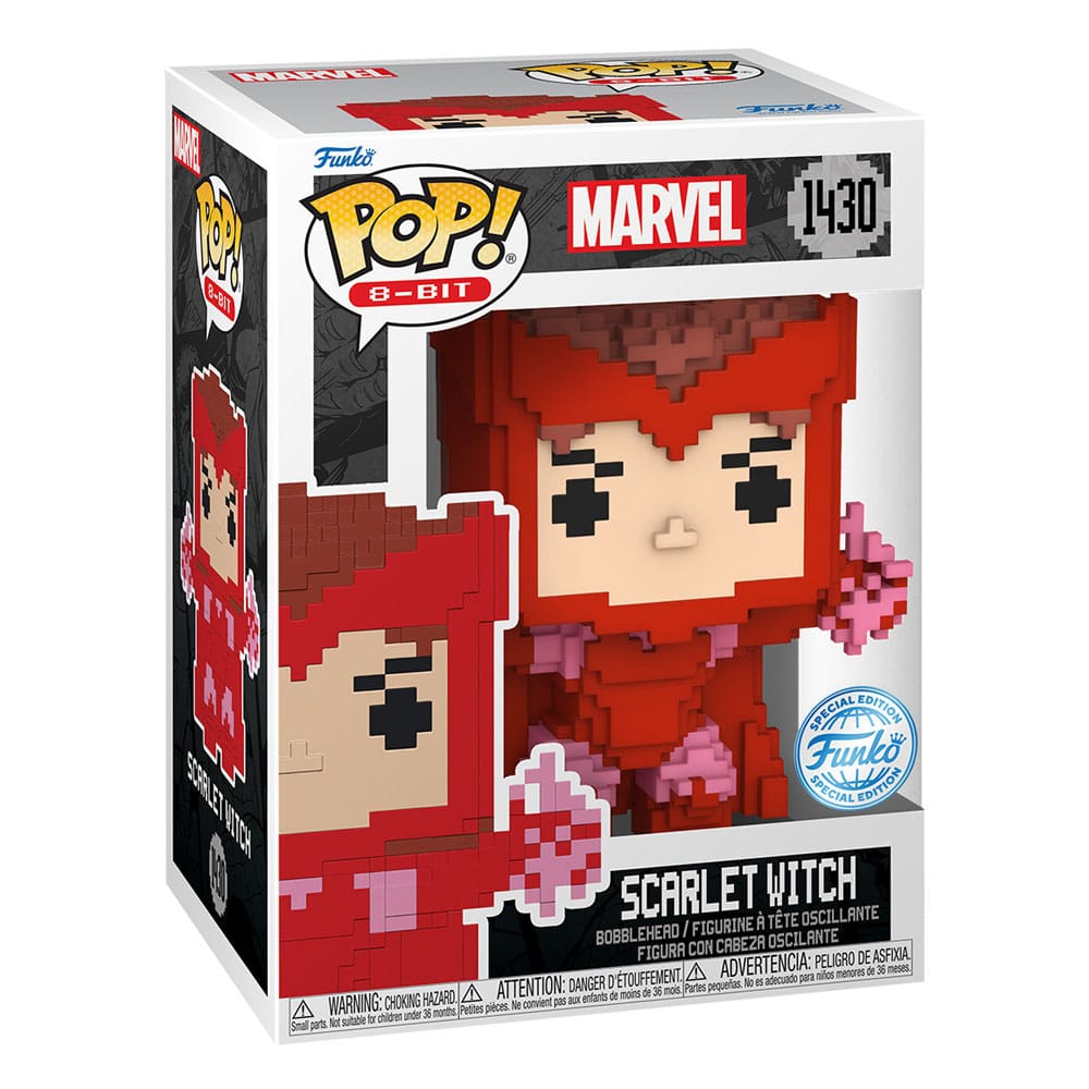 Marvel POP 8-Bit Vinyl Figura Scarlet Witch 9cm
