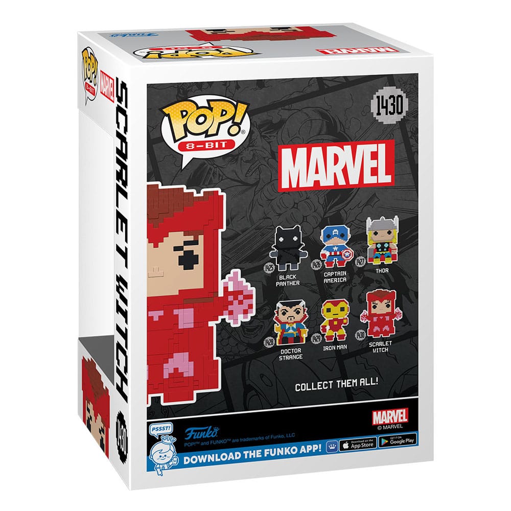 Marvel POP 8-Bit Vinyl Figura Scarlet Witch 9cm
