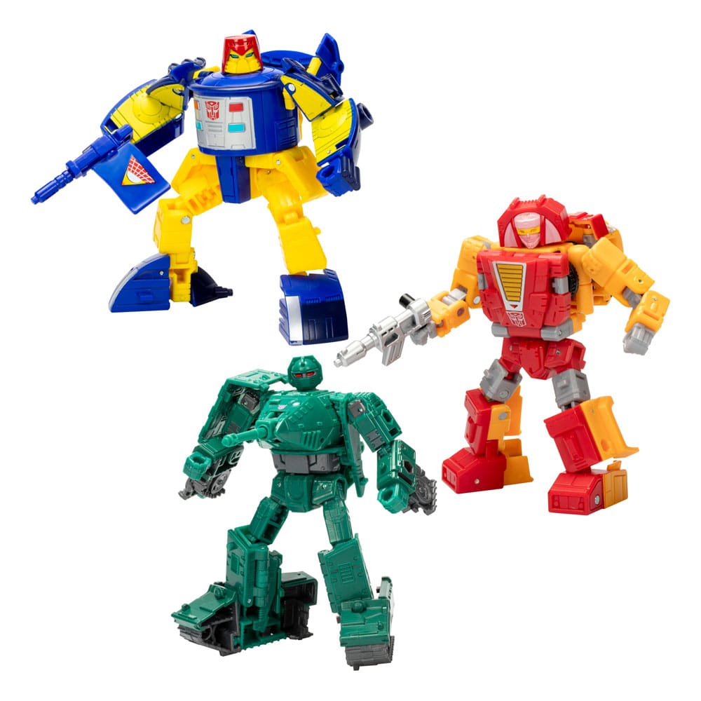 Transformers Legacy United Deluxe Class Pack de 3 Figuras Go-Bot Guardians 14 cm Frikytopia