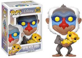 Funko Pop! El Rey Leon Rafiki con Simba