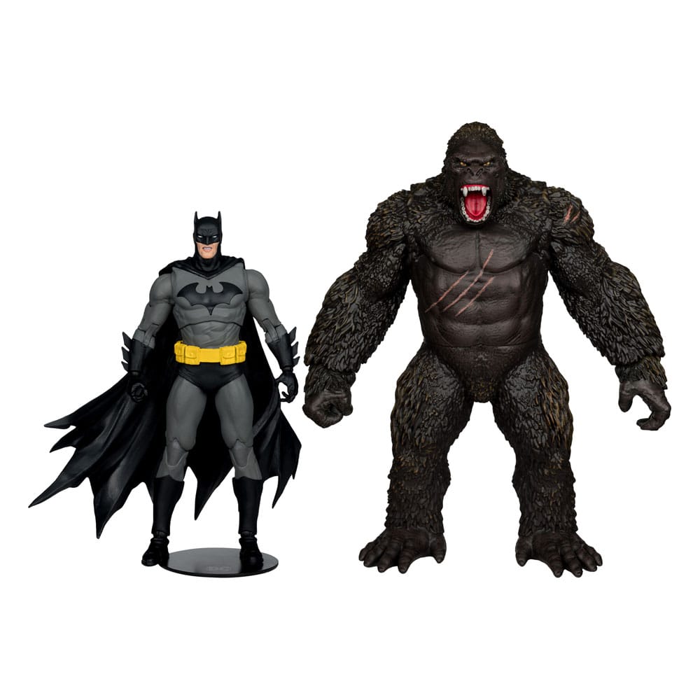 DC Justice League Monsterverse DC Multiverse Pack de 2 Figuras Batman & Kong 29 cm Frikytopia