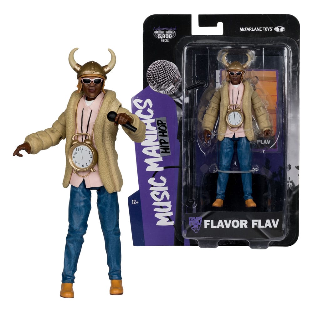 Music Maniacs Hip Hop Figura Flavor Flav 16 cm