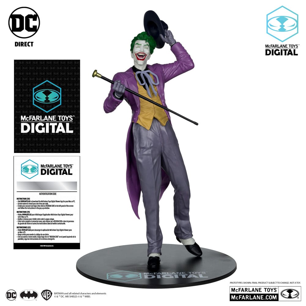 DC Direct Estatua PVC 1/6 The Joker By Jason Fabok (McFarlane Digital) 29 cm