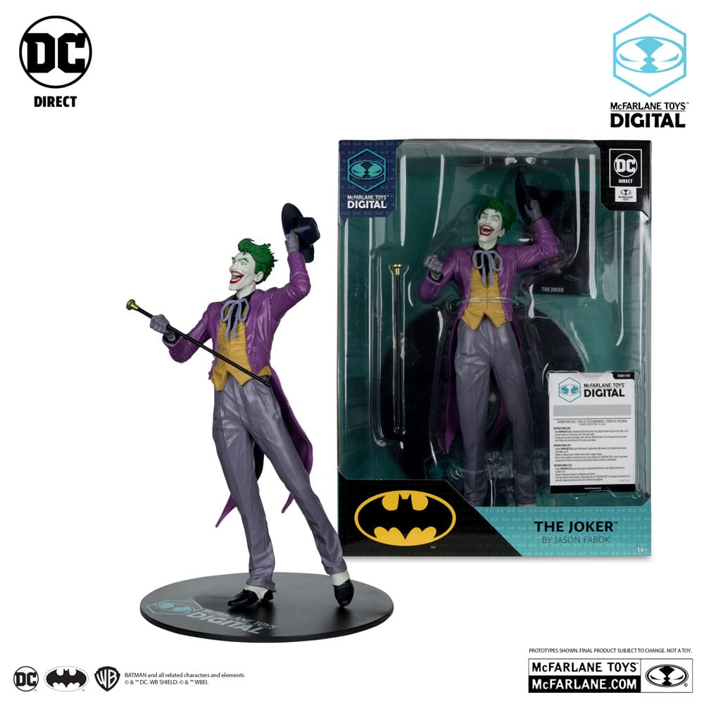 DC Direct Estatua PVC 1/6 The Joker By Jason Fabok (McFarlane Digital) 29 cm