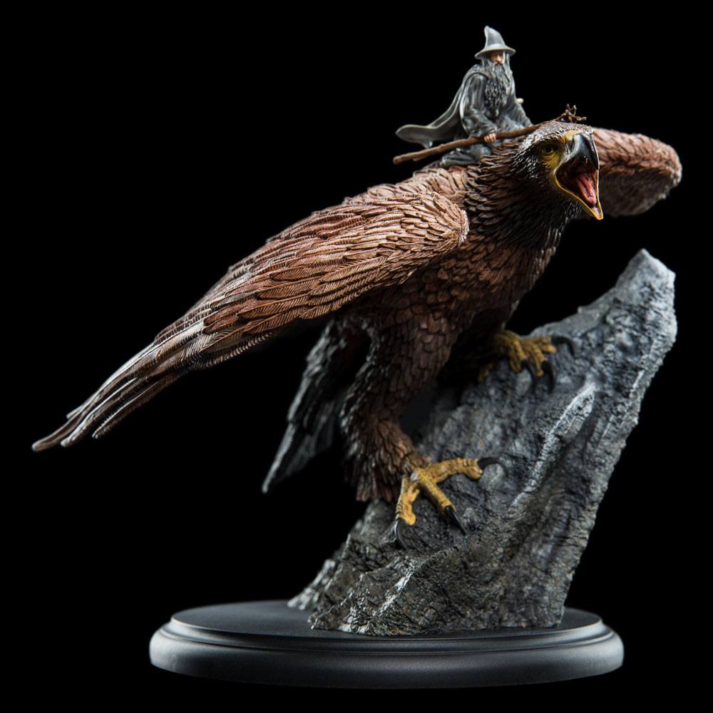 El Señor de los Anillos Estatua Gandalf on Gwaihir 15 cm Frikytopia
