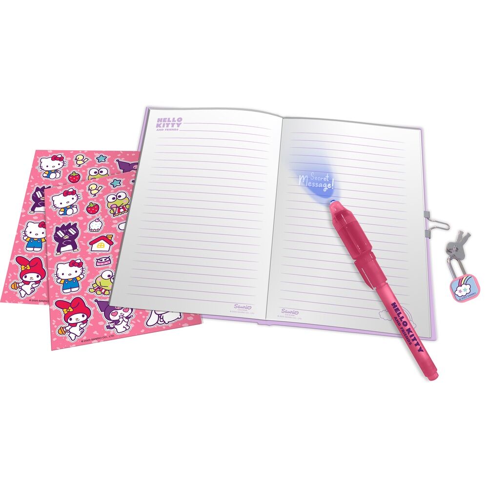 Diario + Boligrafo Magico Hello Kitty And Friends