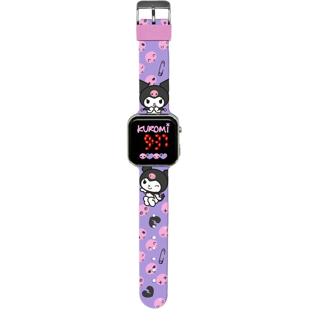 Reloj led Kuromi Hello Kitty Frikytopia