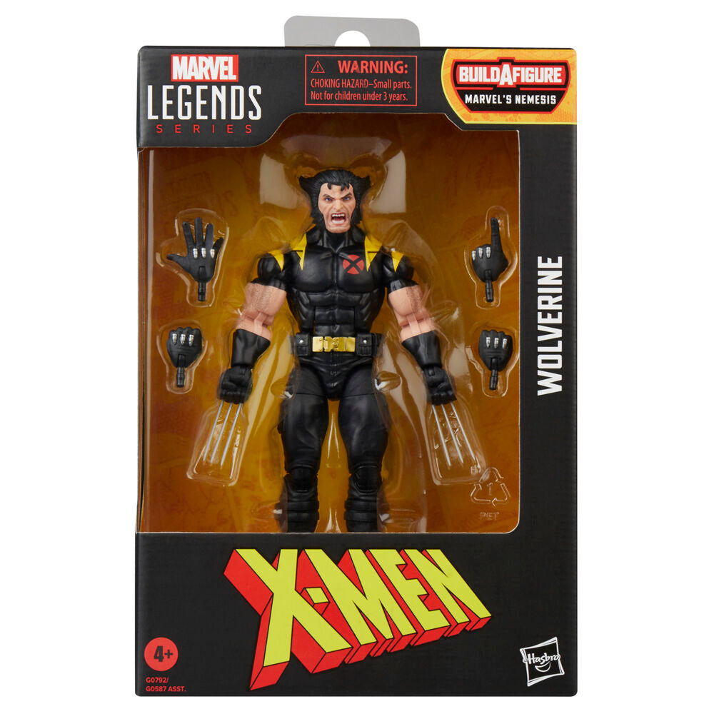 Figura hasbro marvel legends series build a figure marvels nemesis x - men wolverine Frikytopia