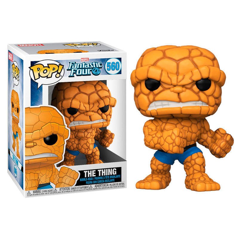 Figura POP Marvel Los 4 Fantasticos The Thing Frikytopia