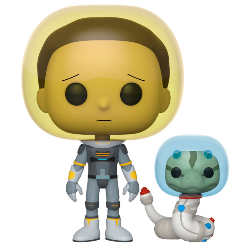 Figura POP Rick & Morty Space Suit Morty with Snake Frikytopia