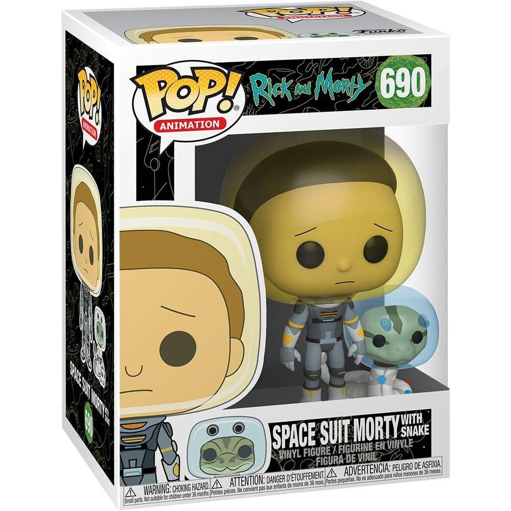 Figura POP Rick & Morty Space Suit Morty With Snake