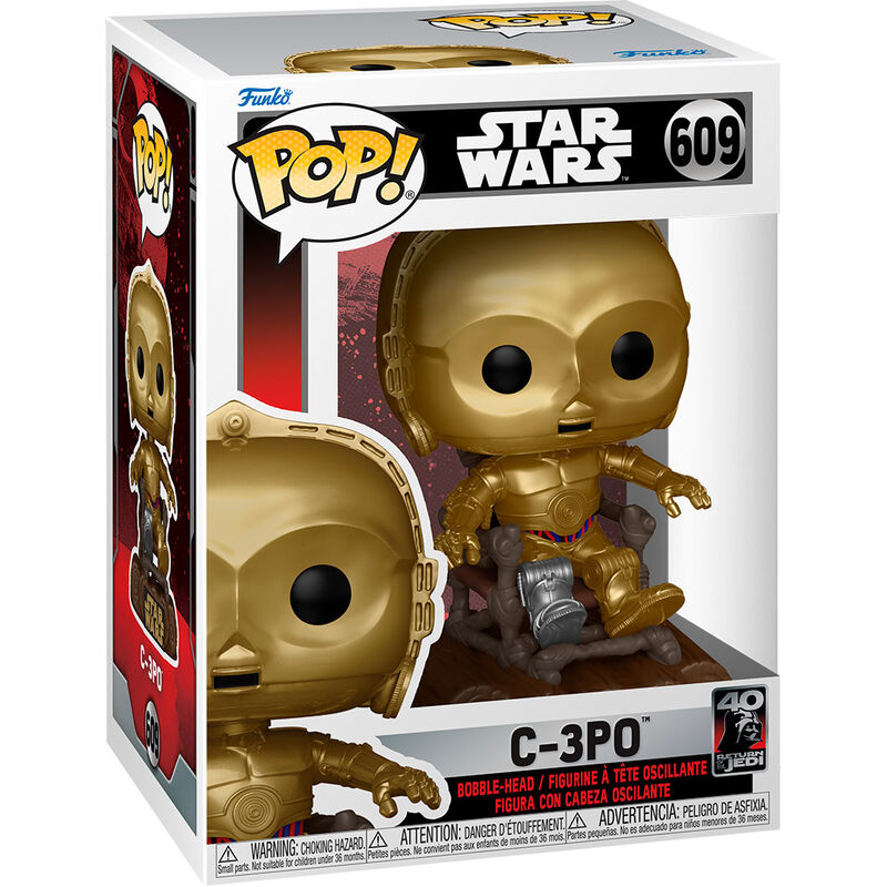 Funko Pop! Return of the Jedi 40th Anniversary C3P0 in chair — STAR WARS
