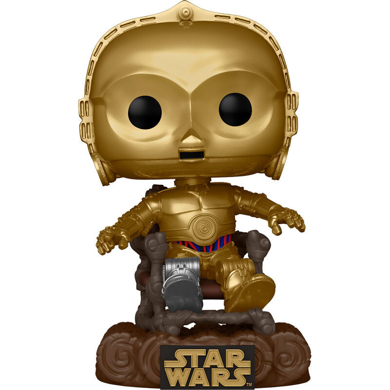 Funko Pop! Return of the Jedi 40th Anniversary C3P0 in chair — STAR WARS