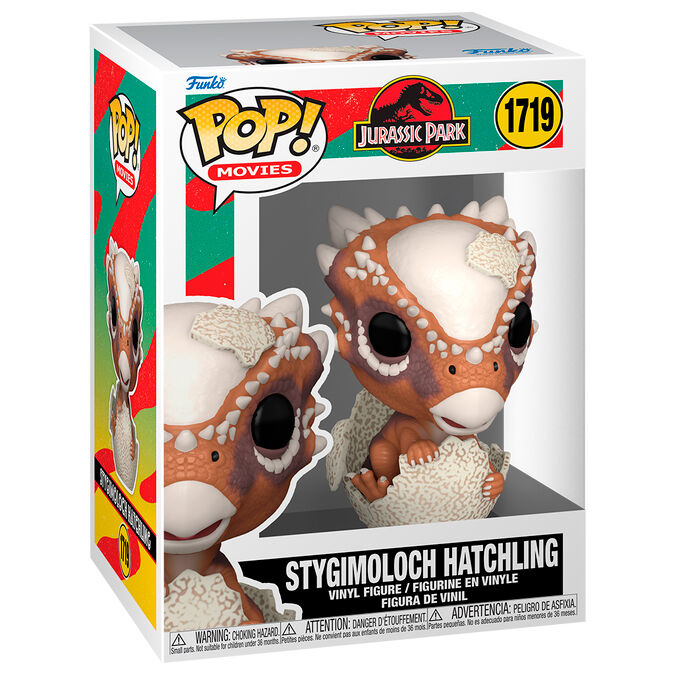Jurassic Park Hatchling Figura POP! Movies Vinyl Stygimoloch 9 cm Frikytopia