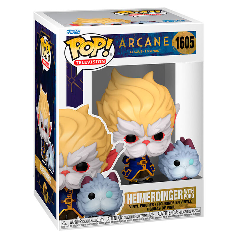 Figura POP League Of Legends Arcane Heimerdinger With Poro