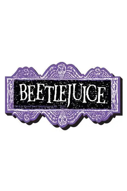 BEETLEJUICE LOGO Imán Frikytopia