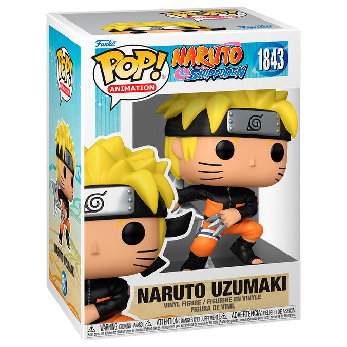 Funko pop animacion naruto shippuden naruto uzumaki con shuriken Frikytopia