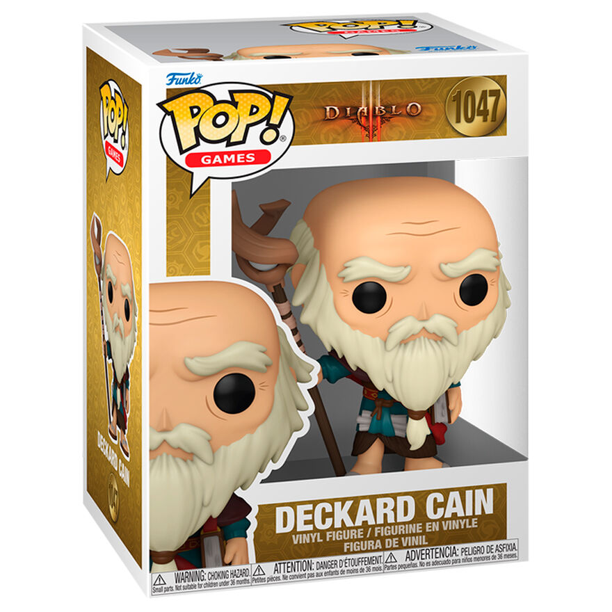 Diablo 3 Figura POP! Games Vinyl Deckard Cain 9 cm Frikytopia