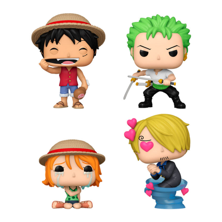 Funko Pop! Pack de 4 Figuras Refresh 4PK(EMEA — ONE PIECE